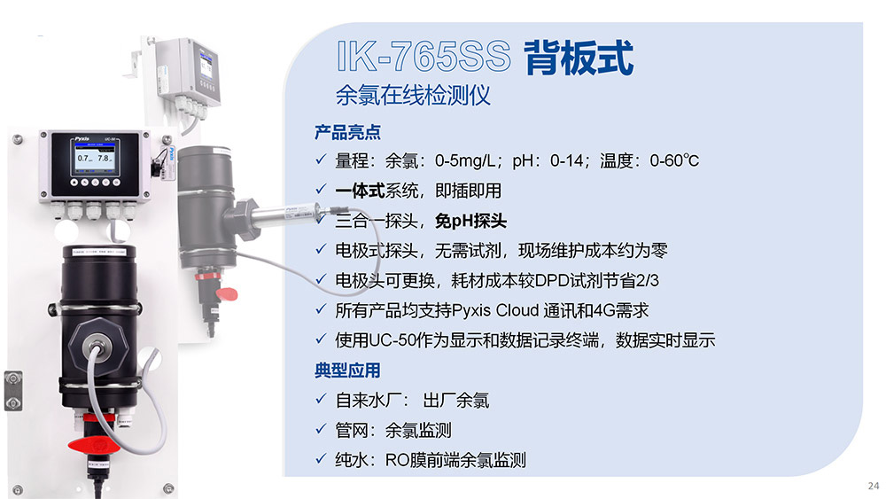 IK-765ss在線余氯檢測儀